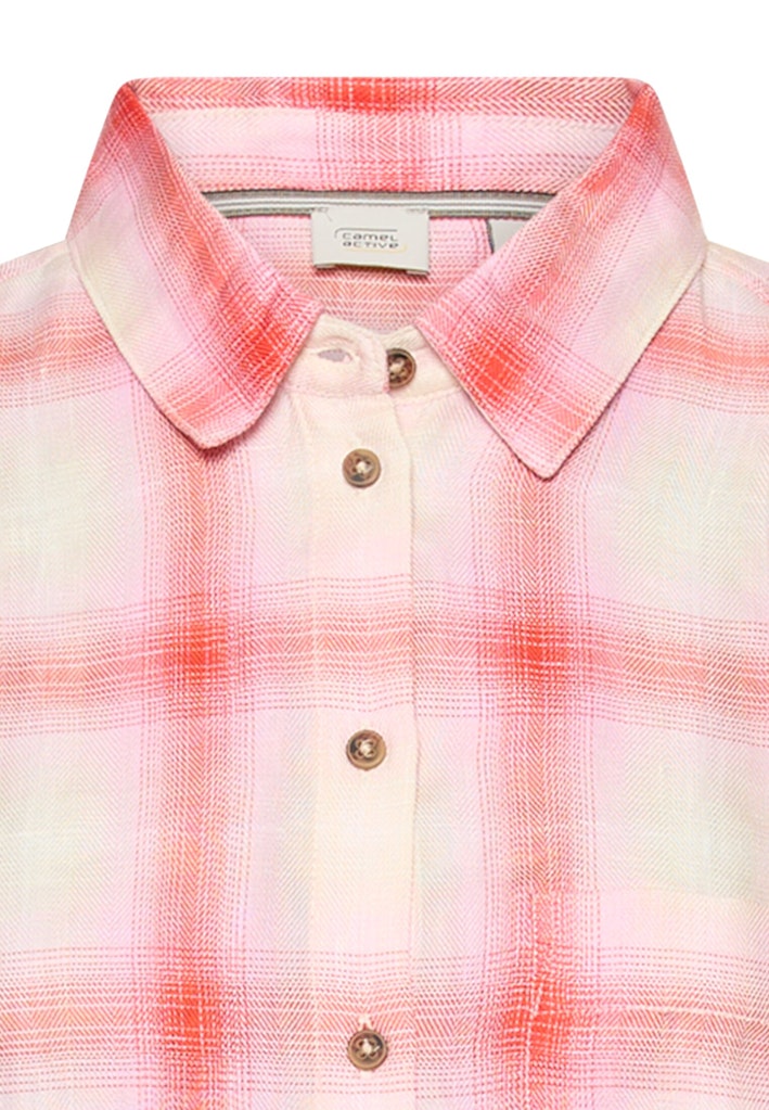 Camel active Damen Blusen Pink Check