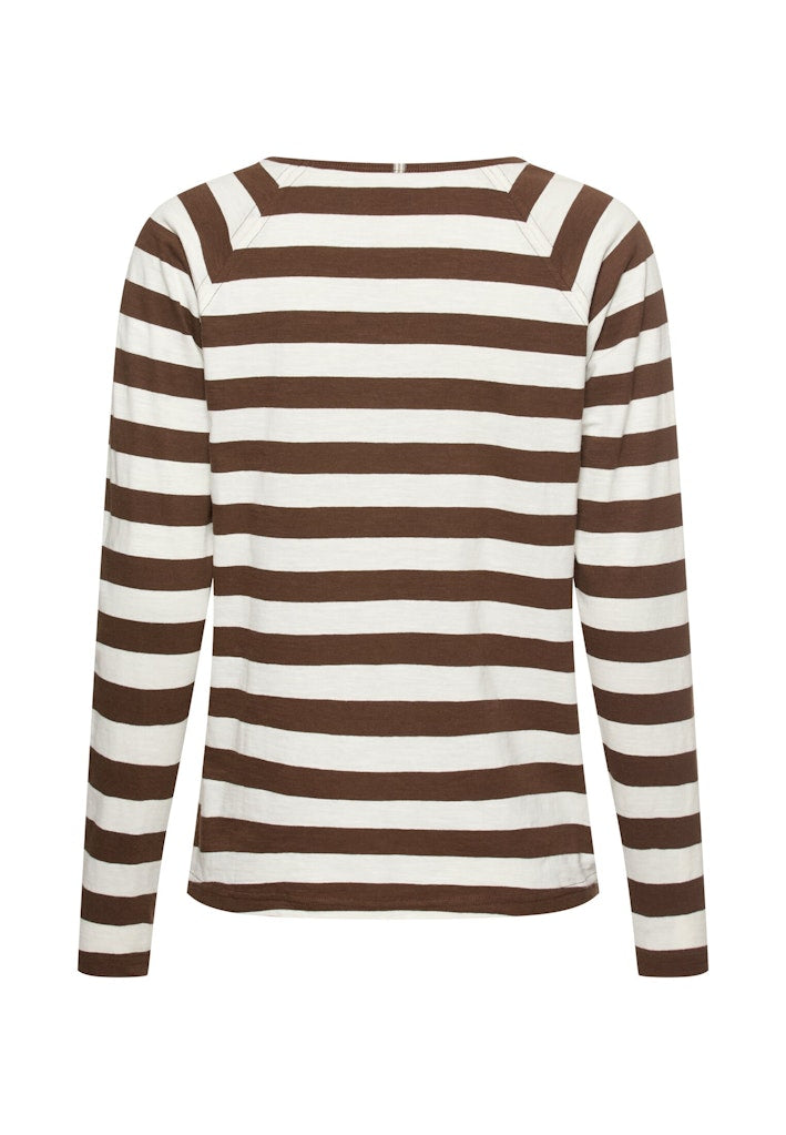 Camel active Damen T-Shirts Brown/ Milk