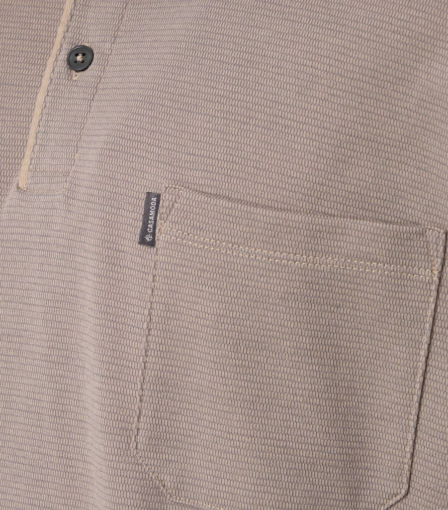 Casa Moda Herren T-Shirts kurz Beige