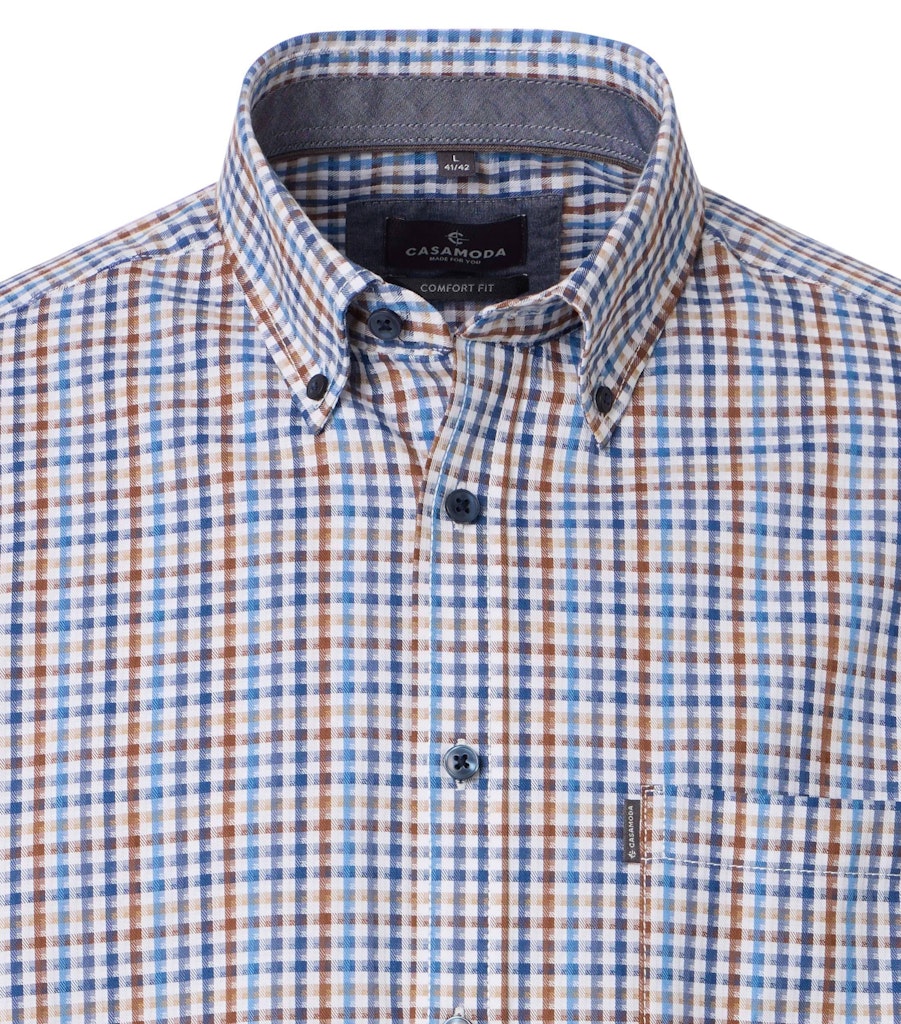 Casa Moda Herren Hemden Blau