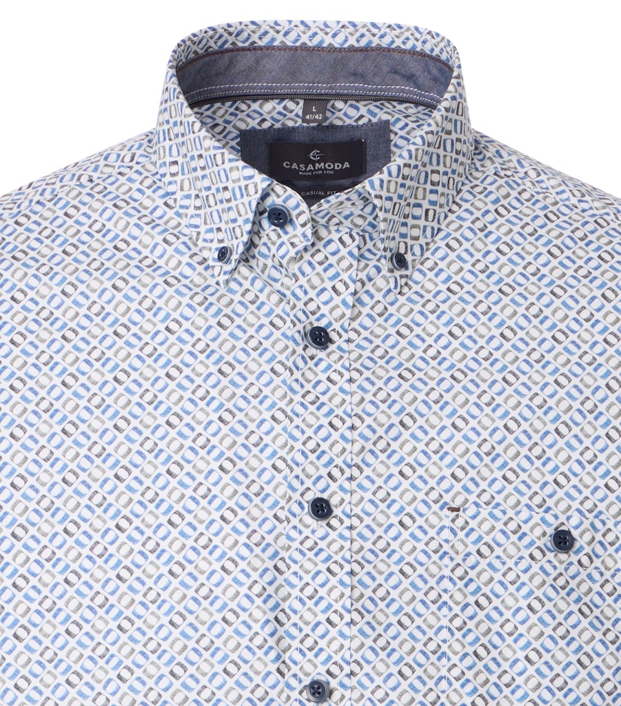 Casa Moda Herren Hemden Blau