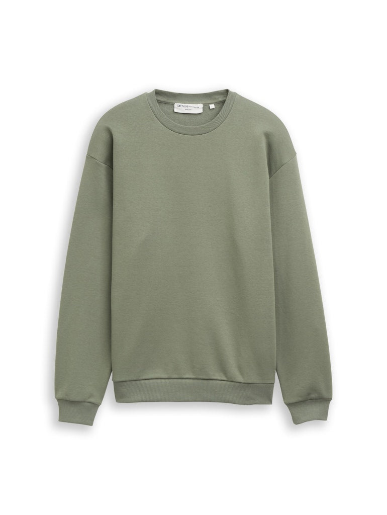 Tom Tailor denim Herren Sweatshirts Dusty Mid Olive