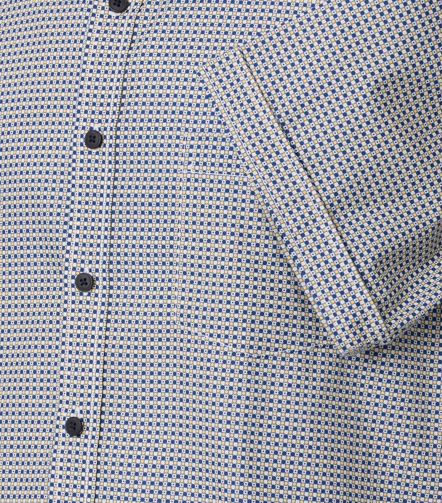 Casa Moda Herren Hemden kurz Gelb