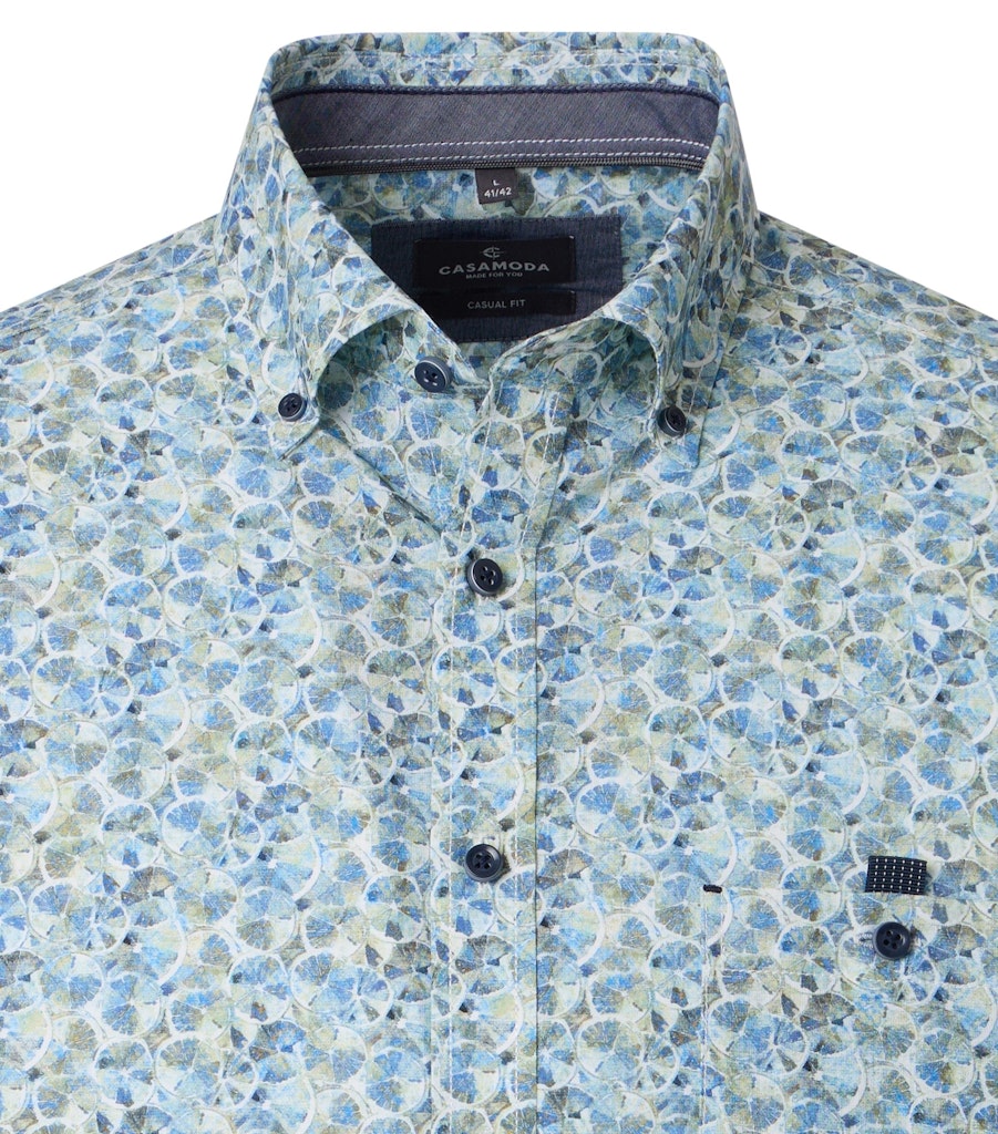Casa Moda Herren Hemden Gruen