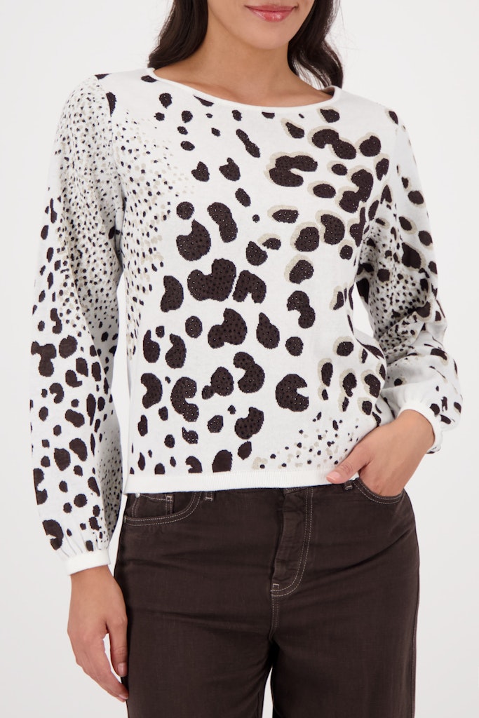 Monari Damen Pullover Dark Chocol