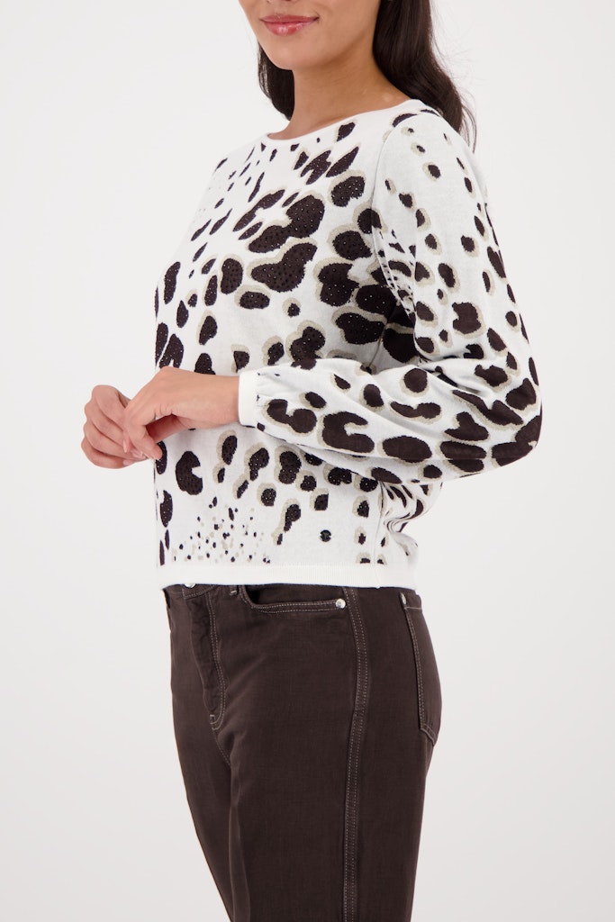 Monari Damen Pullover Dark Chocol