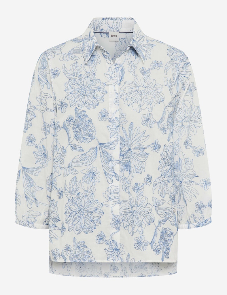 Brax Damen Blusen Vintage Blue