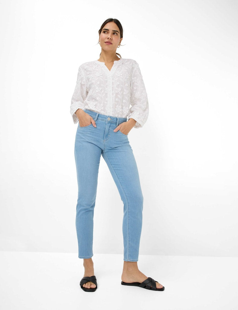 Brax Damen Jeans Used Bleached B