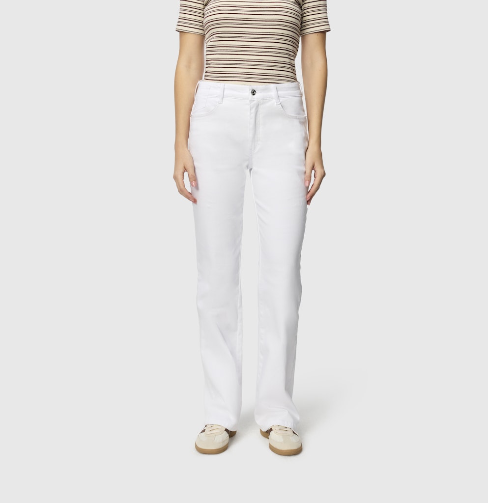 Mac Damen Hosen White