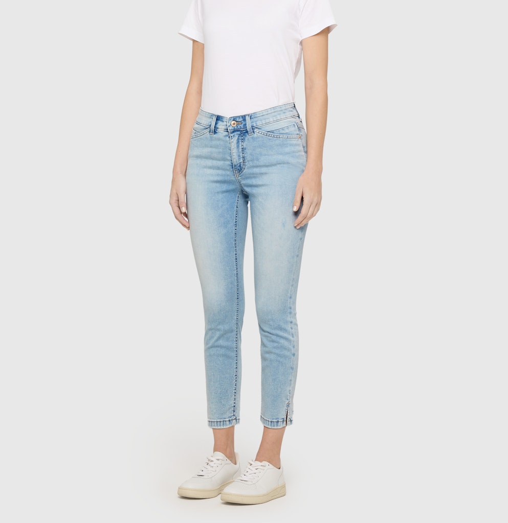 Mac Damen Jeans Light Azure Blu