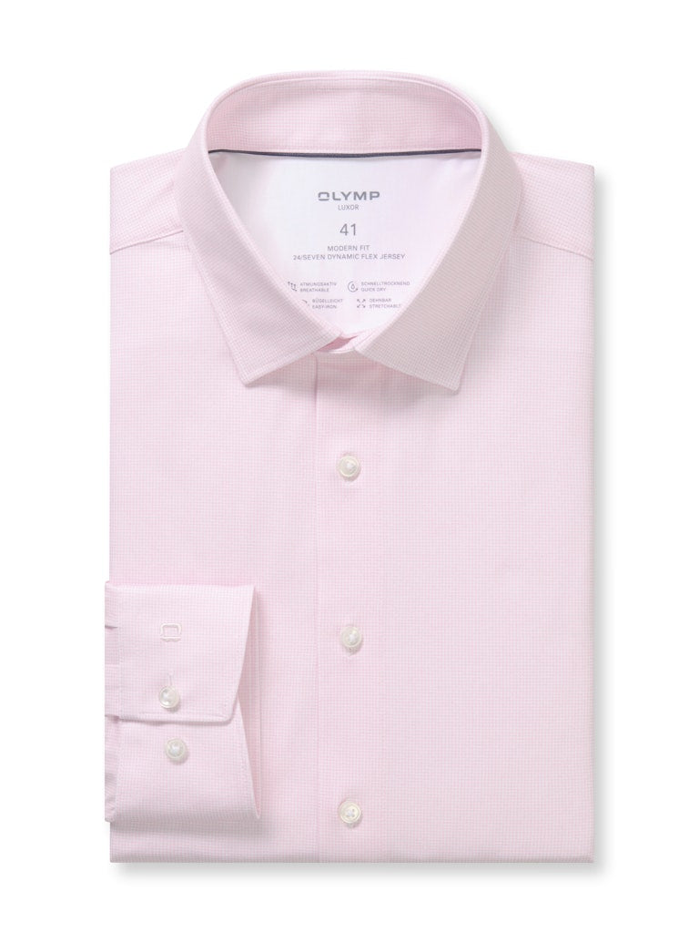 Olymp Herren Hemden lang Hellrose