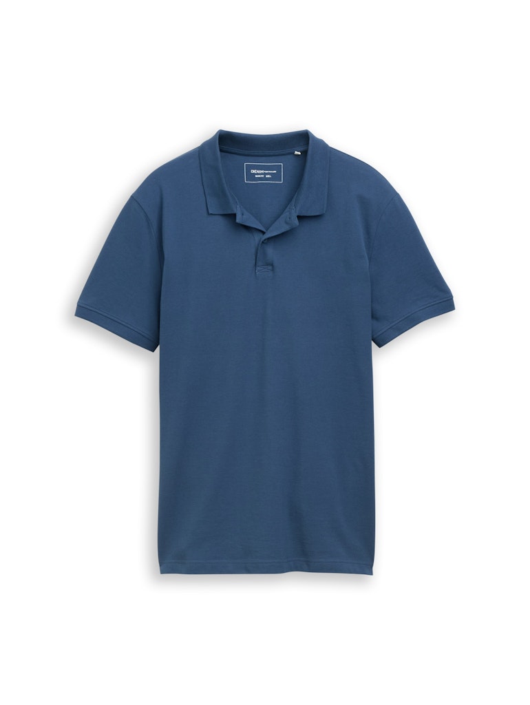 Tom Tailor denim Herren Polo-Shirts Nighttime Blue