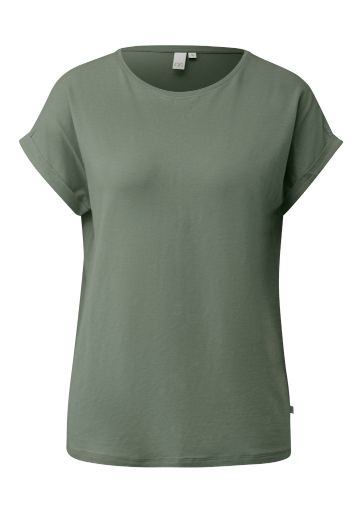 QS by S.Oliver Damen T-Shirts Green