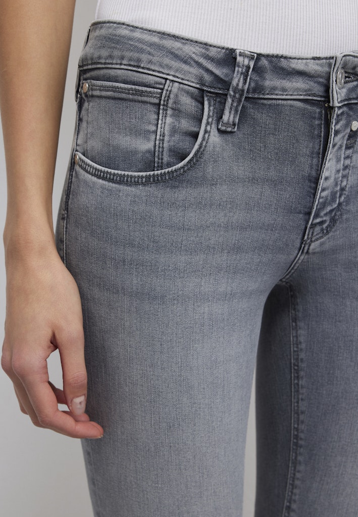 Mavi Damen Jeans Lt Smoke Str