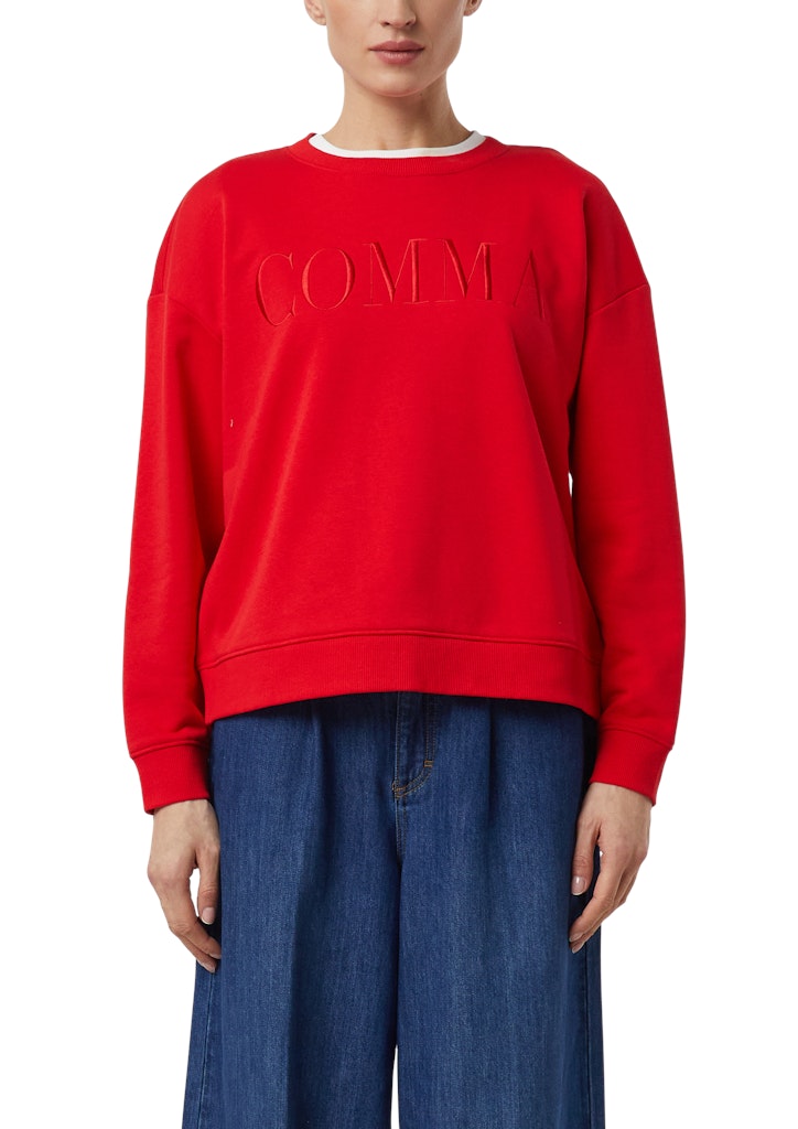 Comma Damen Sweatshirts Red