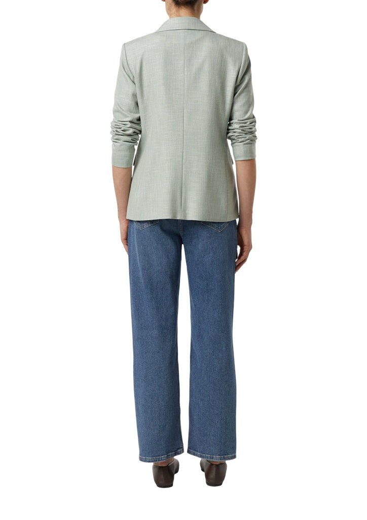 Comma Damen Blazer Blue Green