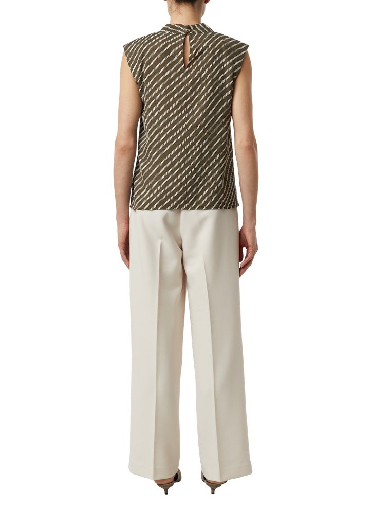 Comma Damen Blusen Green