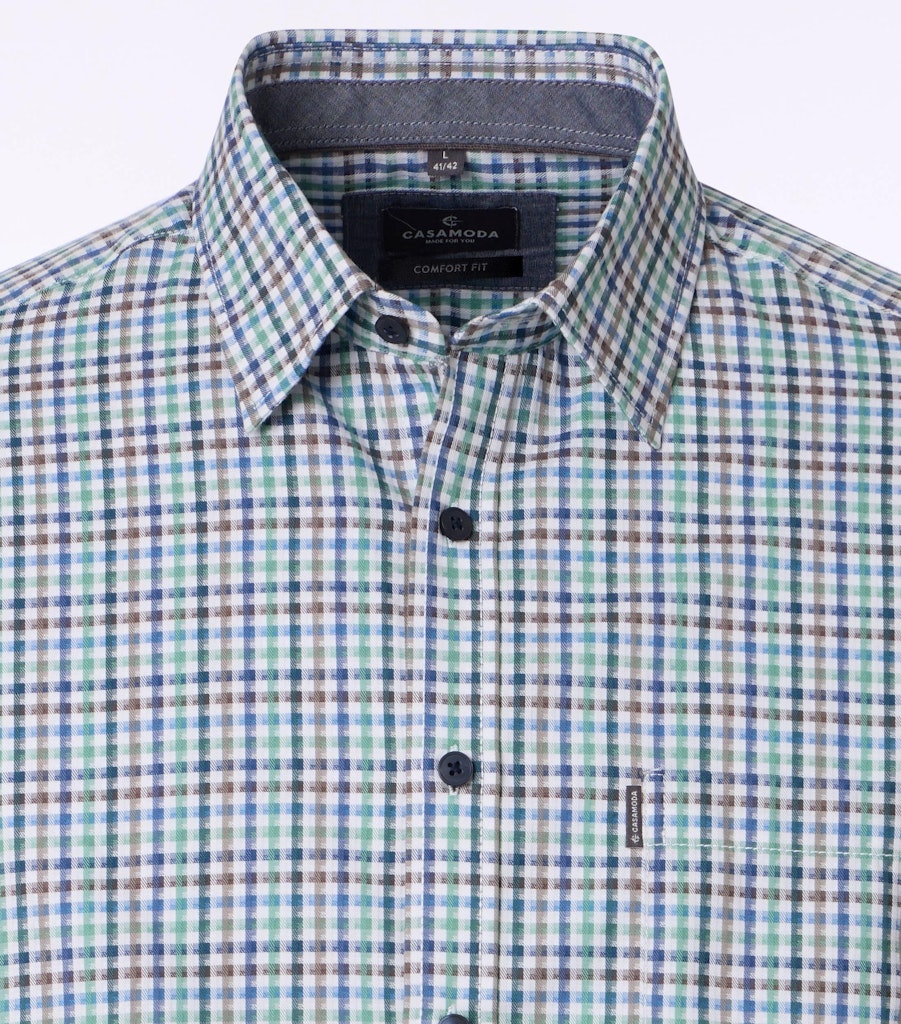 Casa Moda Herren Hemden Gruen