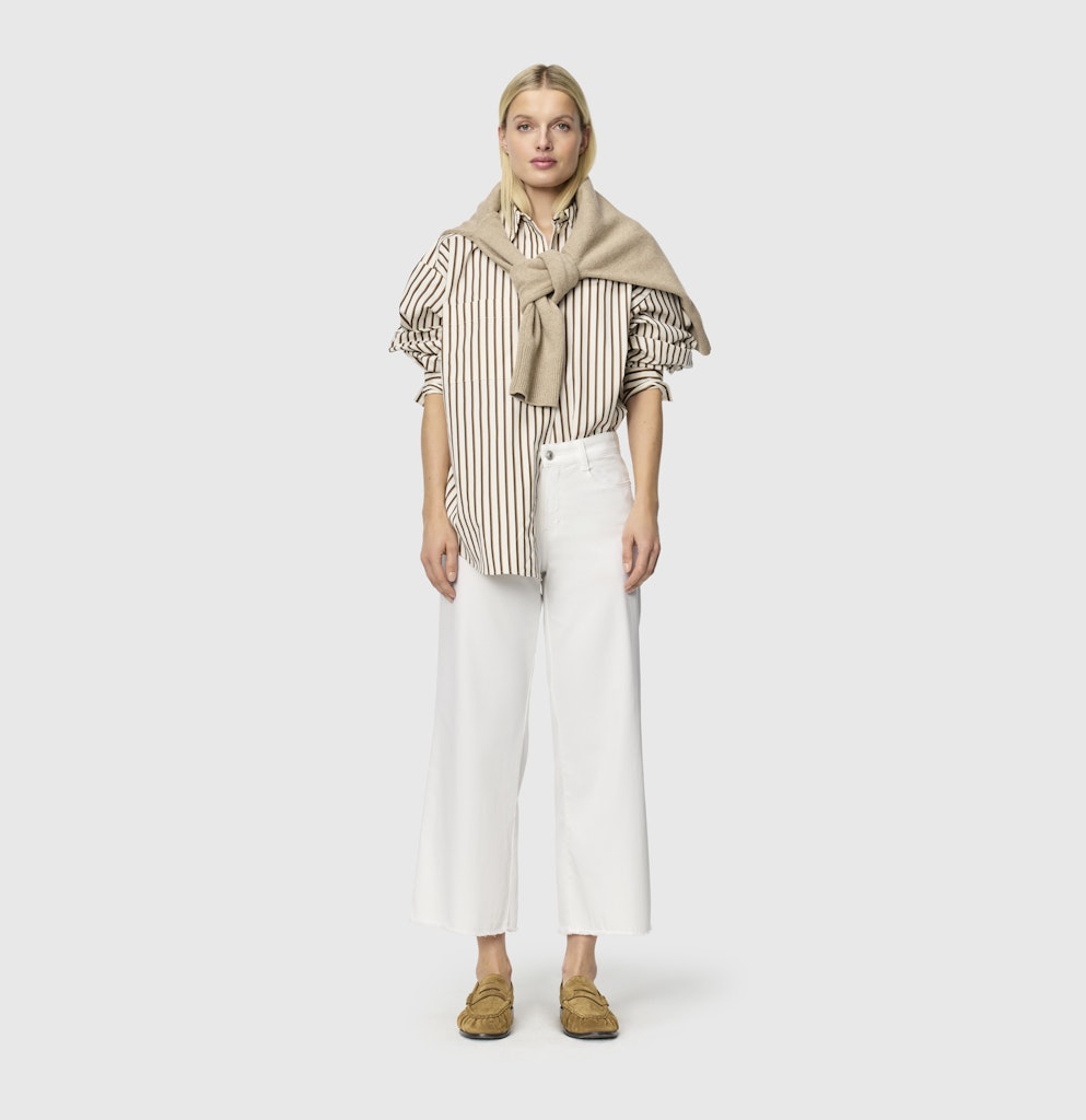 Mac Damen Jeans White Denim