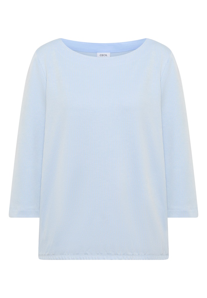 Cecil Damen T-Shirts Cloud Blu