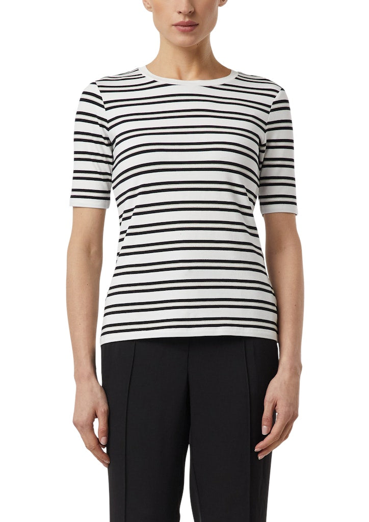Comma Damen T-Shirts Grey/Black