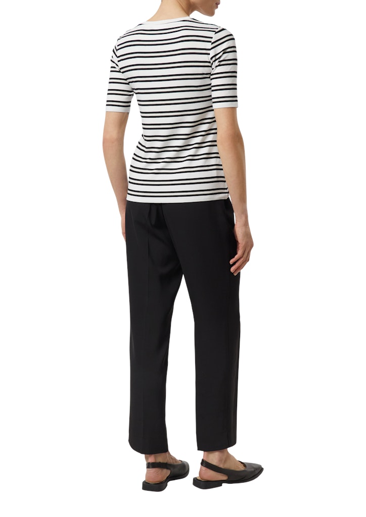 Comma Damen T-Shirts Grey/Black