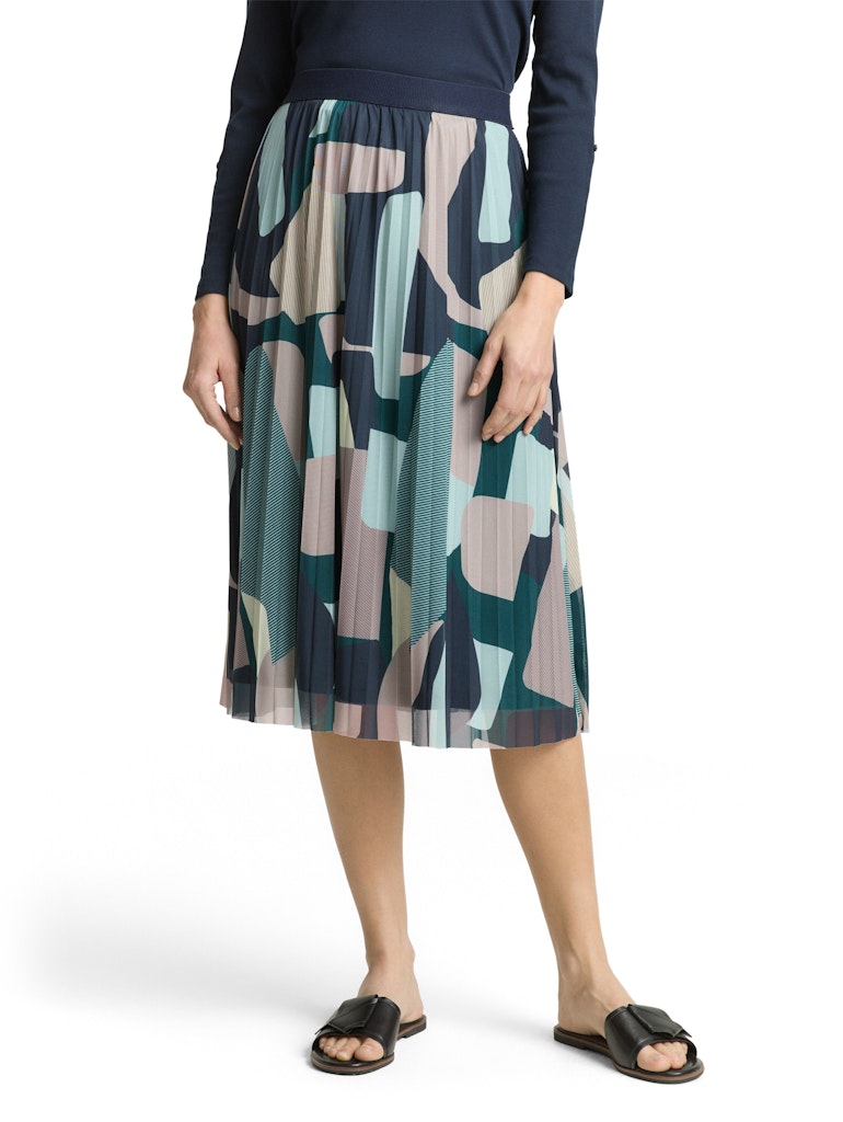 Tom Tailor Damen Rock Abstract Stripe