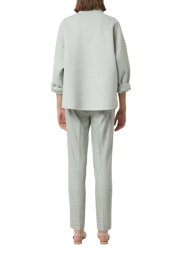 Comma Damen Hosen Blue Green