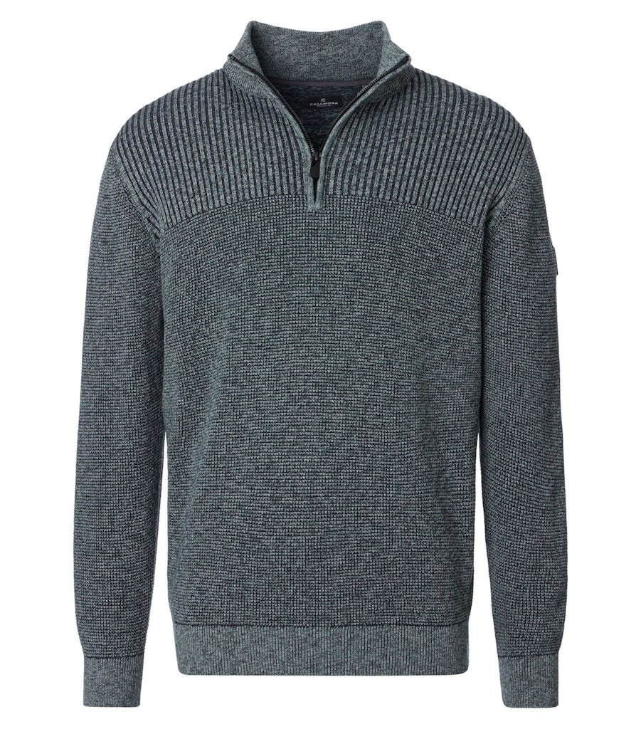 Casa Moda Herren Pullover Gruen