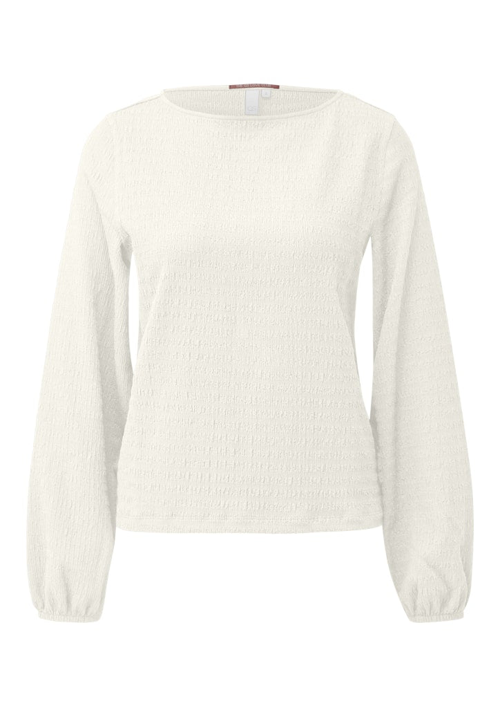 QS by S.Oliver Damen T-Shirts White