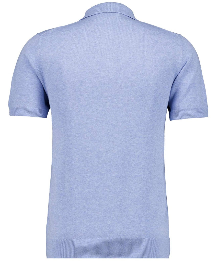 Ragman Herren Polo-Shirts Hellblau