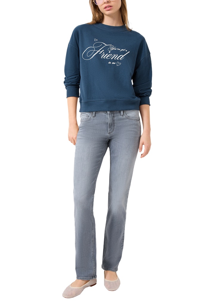 QS by S.Oliver Damen Sweatshirts Blue