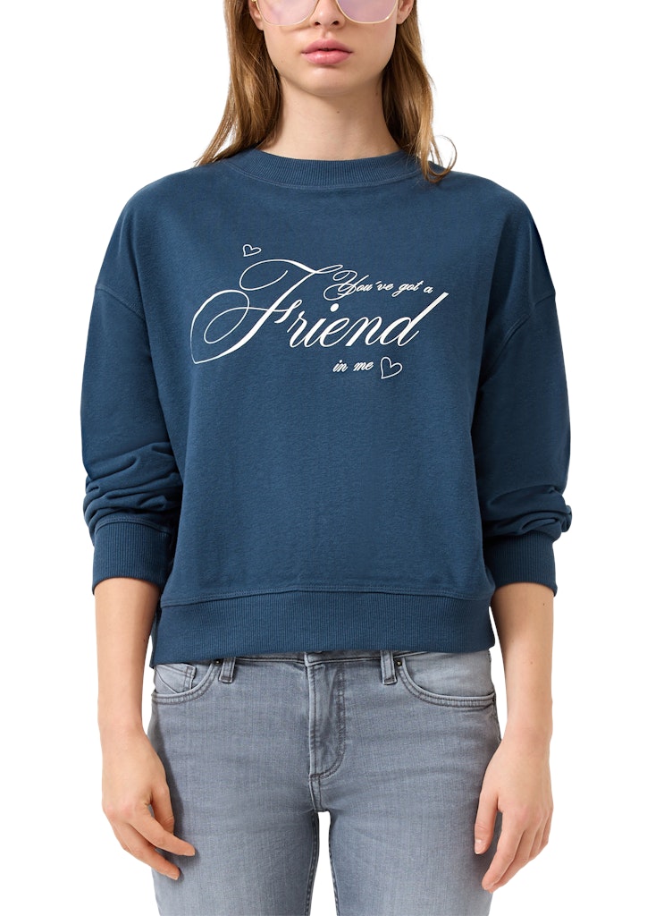 QS by S.Oliver Damen Sweatshirts Blue