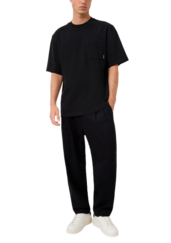 QS by S.Oliver Herren T-Shirts kurz Grey/Black