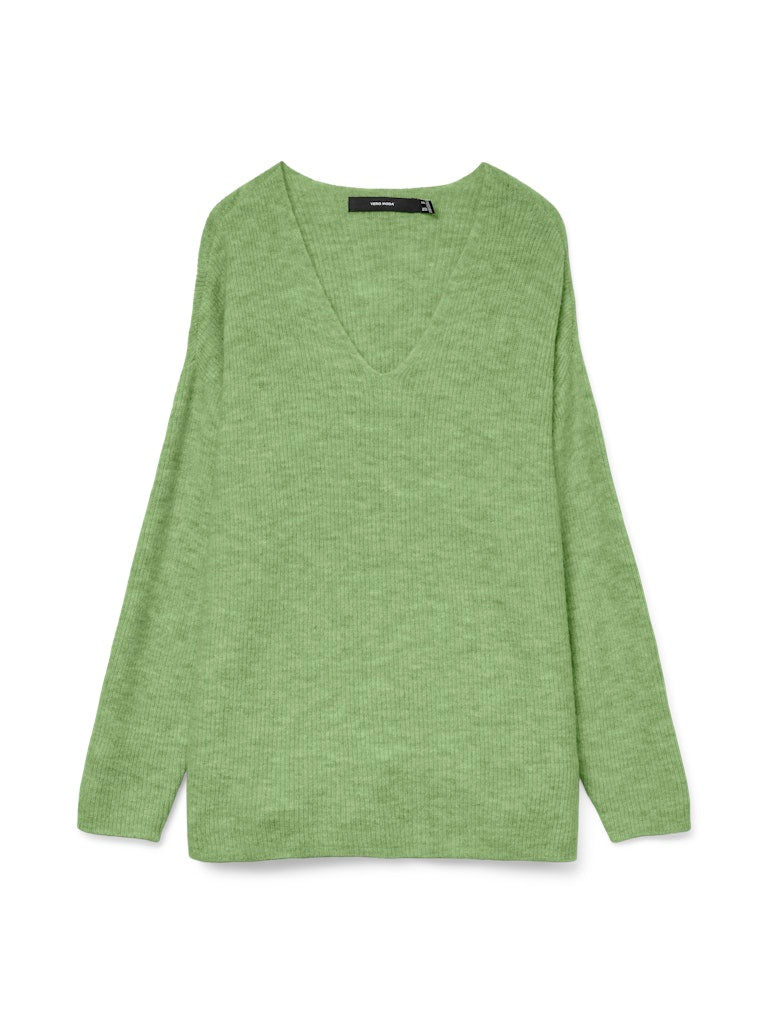 Vero Moda Damen Pullover Mistletoe/Melan