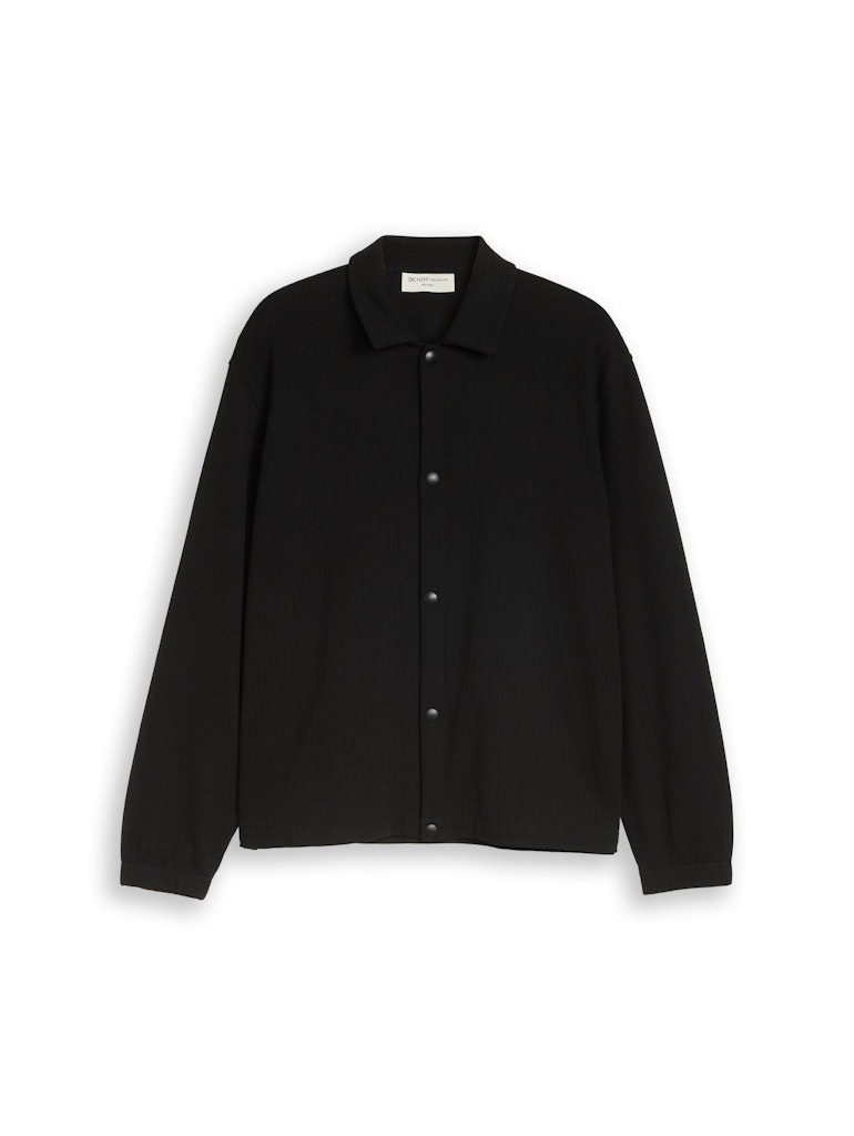 Tom Tailor denim Herren Hemden lang Black