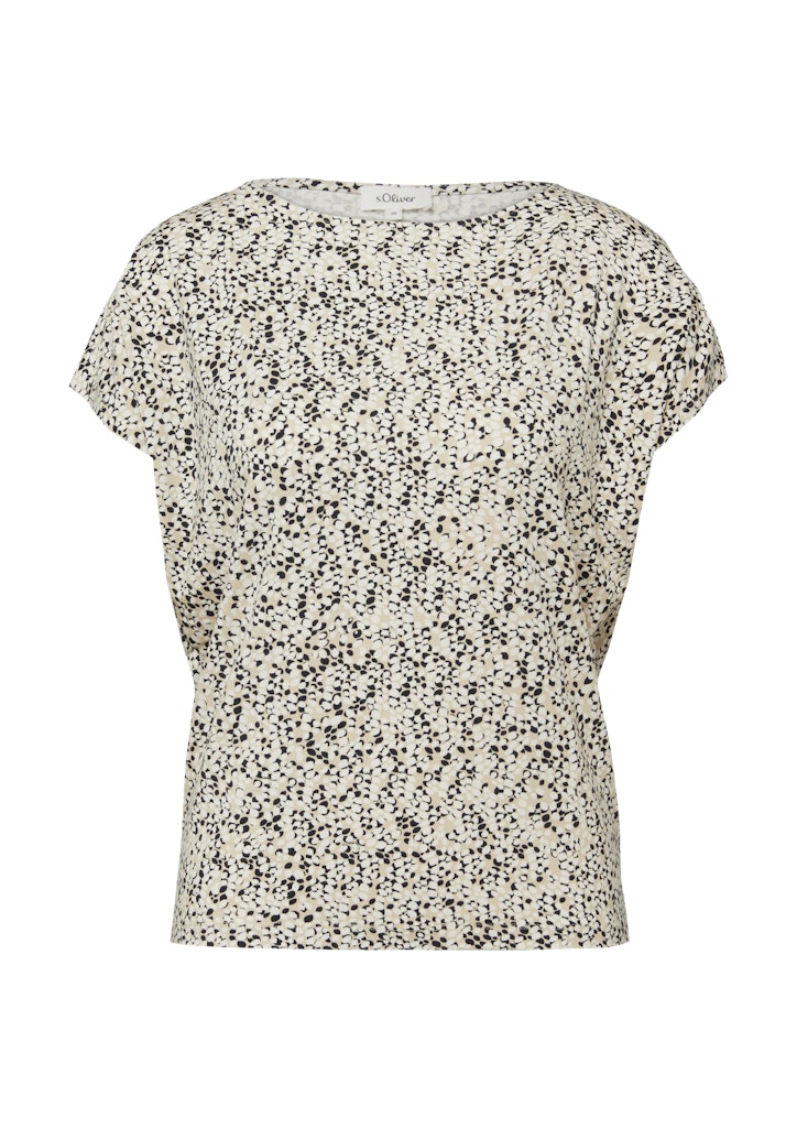 S. Oliver red Damen T-Shirts Grey/Black