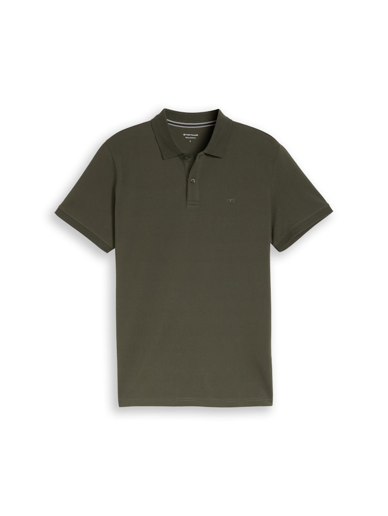 Tom Tailor Herren Polo-Shirts Deep Leaf Green