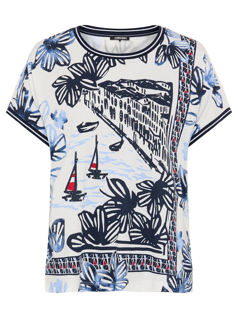 Olsen Damen T-Shirts Ink Blue