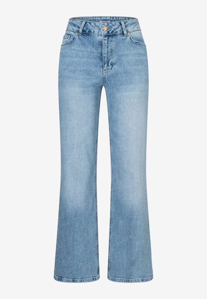 More & More Damen Jeans Light Blue