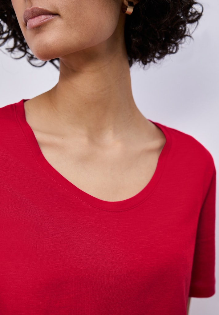 Street One Damen T-Shirts Salsa Red