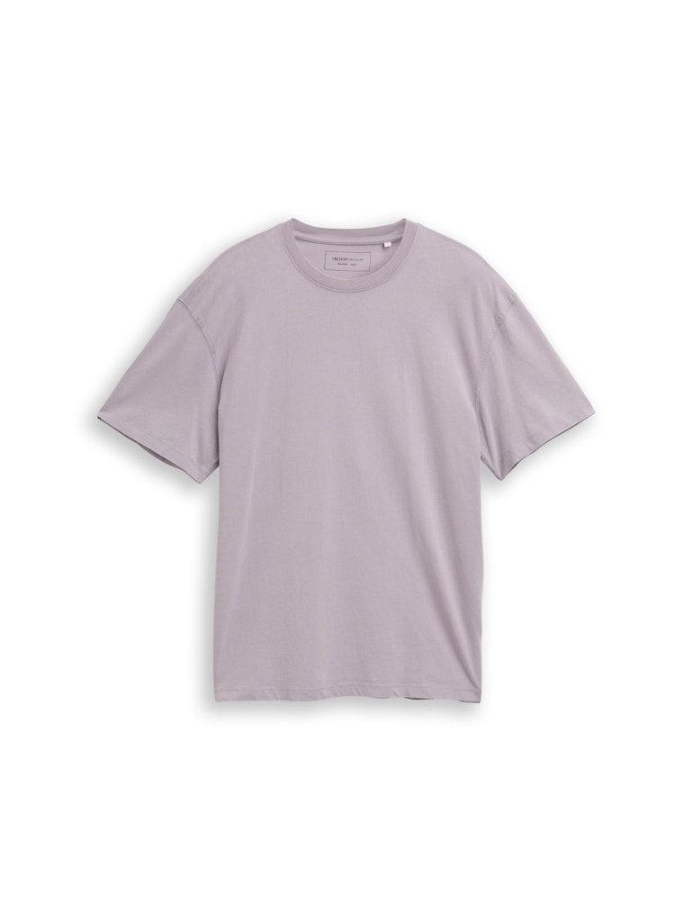Tom Tailor denim Herren T-Shirts kurz Soft Lilac Grey