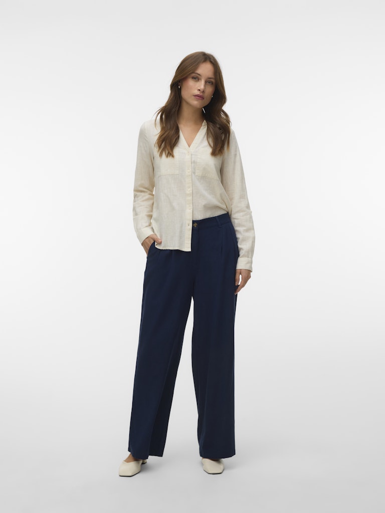 Vero Moda Damen Blusen Silver Lining/S