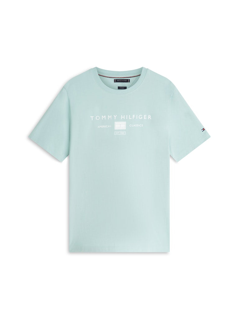 Tommy Hilfiger Herren T-Shirts kurz Mai Green