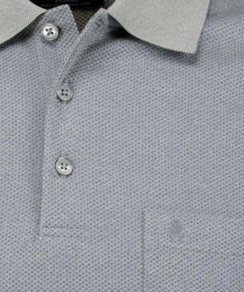 Ragman Herren Polo-Shirts Grau Blau