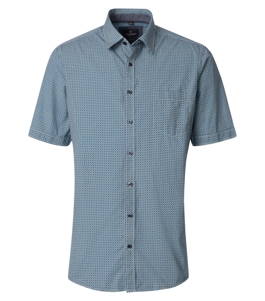 Casa Moda Herren Hemden kurz Gruen