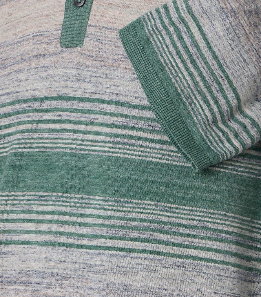 Casa Moda Herren Polo-Shirts Gruen