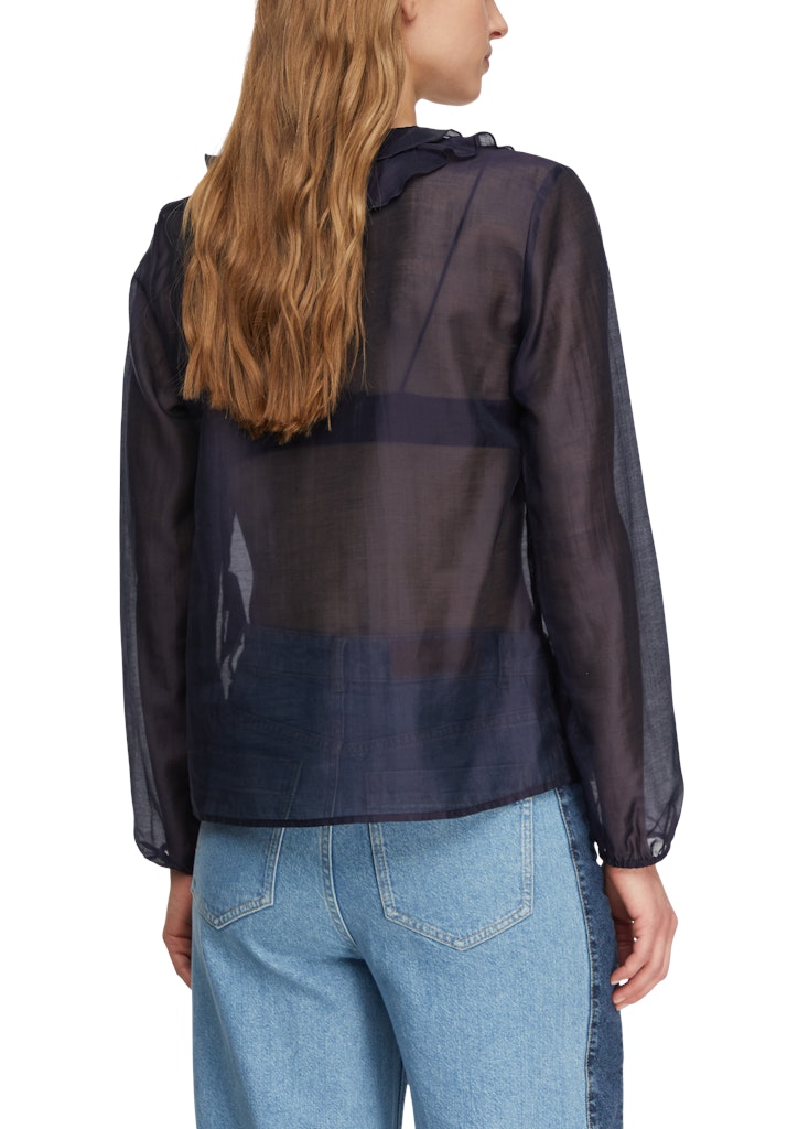 Comma Damen Blusen Blue