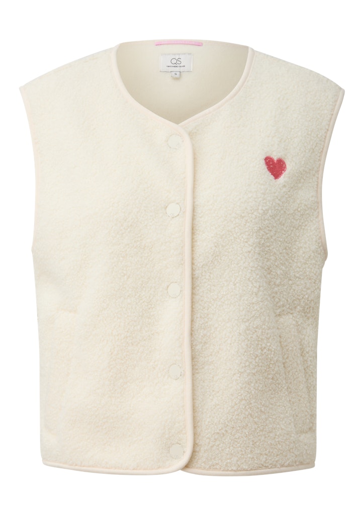 QS by S.Oliver Damen T-Shirts White