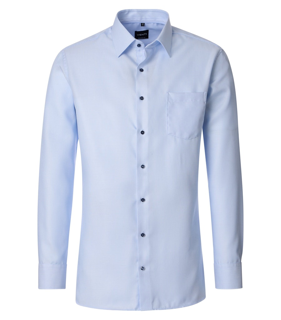 Venti Herren Hemden lang Blau